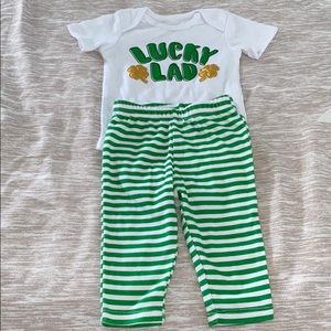 Lucky Lad 2-Piece Matching St.Patrick Day Outfit